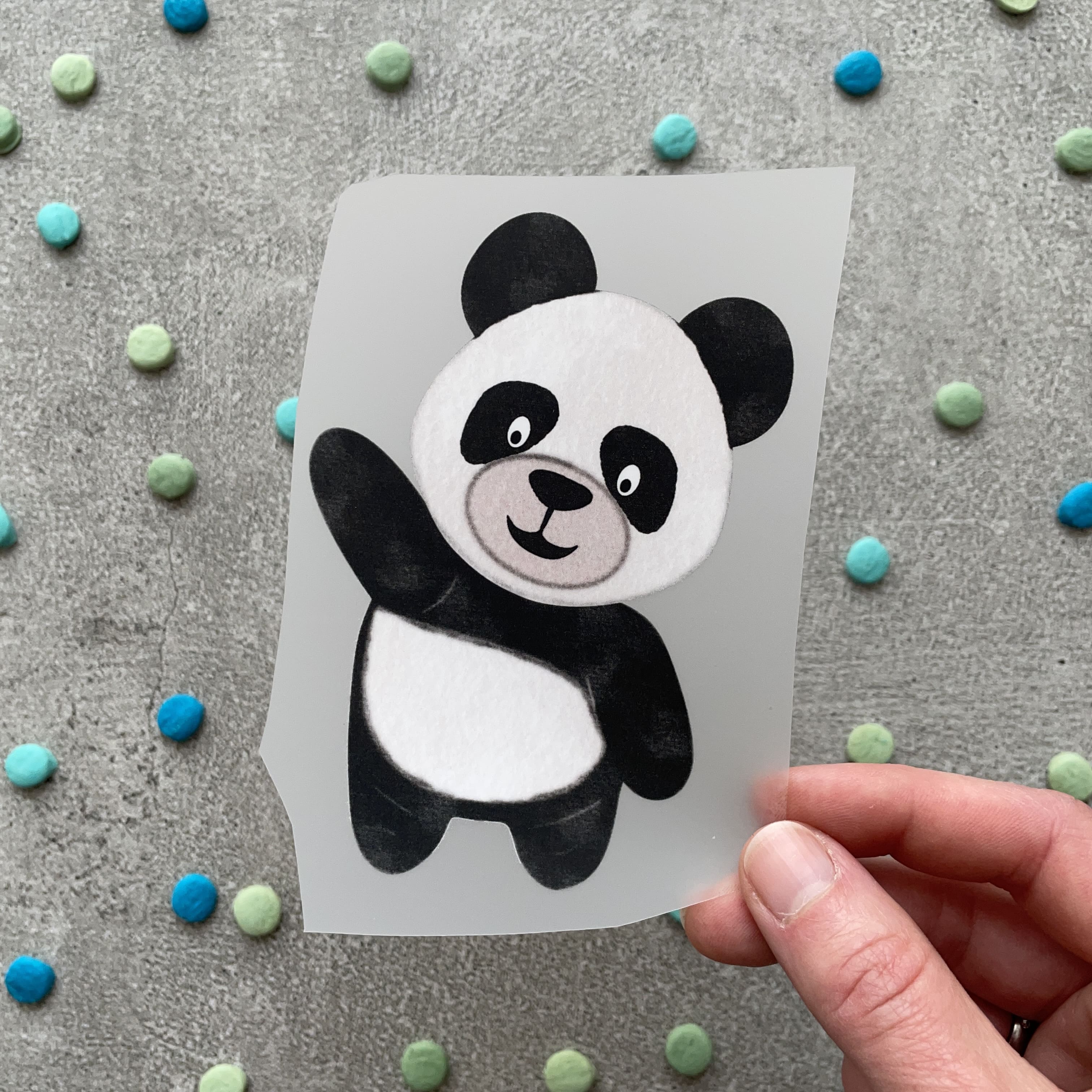 Bügelbild Panda