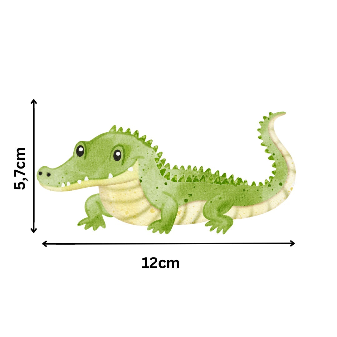 Bügelbild Krokodil
