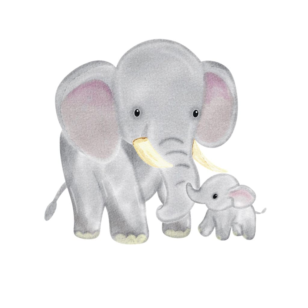 Bügelbild Elefant Eddy & Emilia