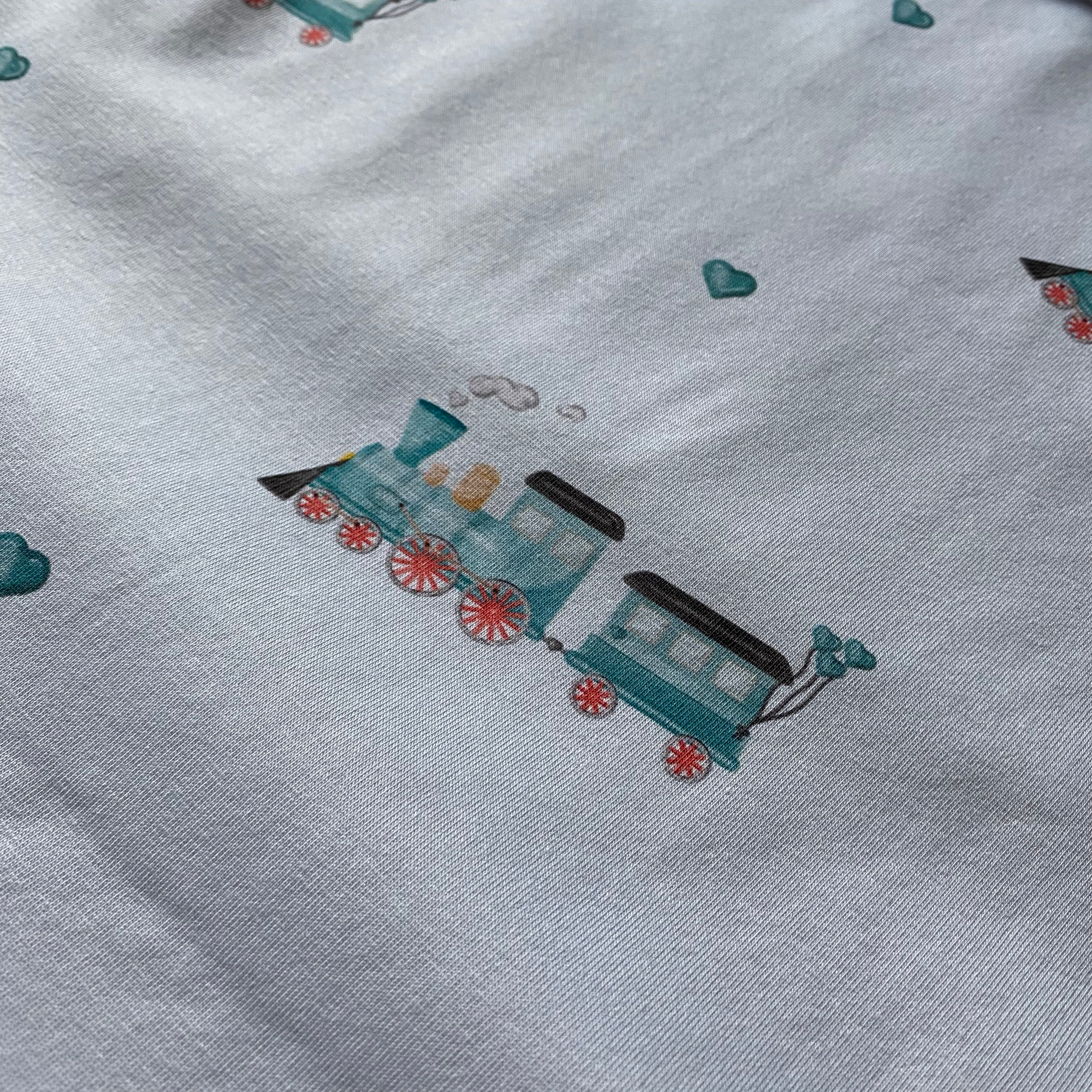 Jersey Stoff Lokomotive