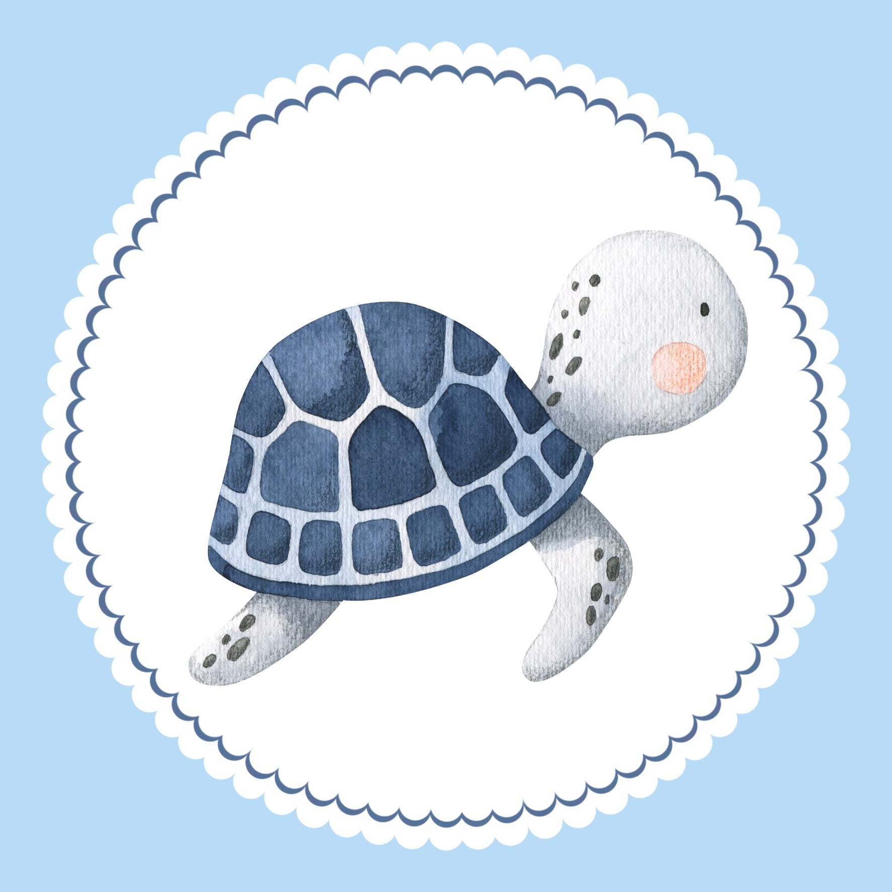 Bügelbild Schildkröte Klassenlogos