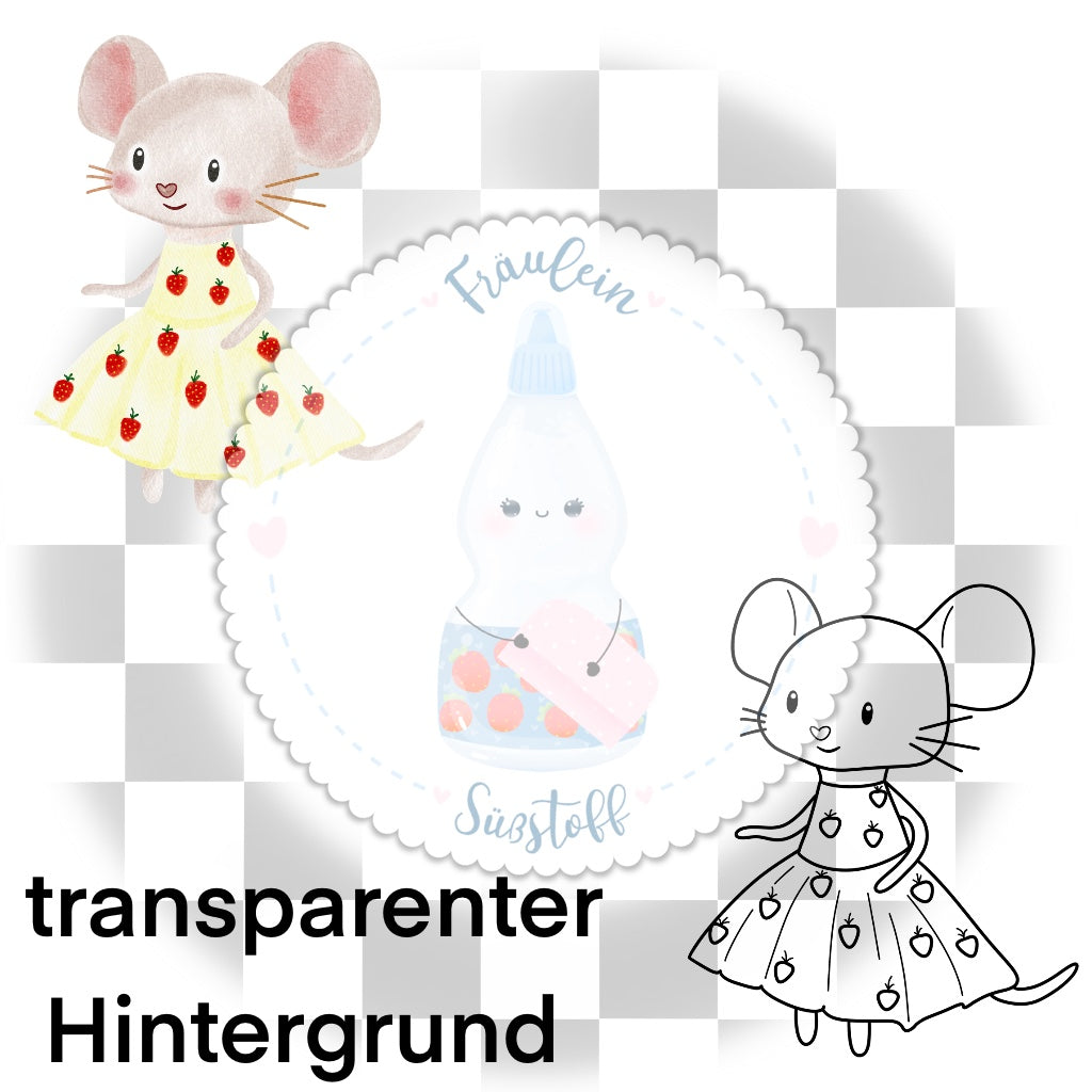 Clipart Frau Maus