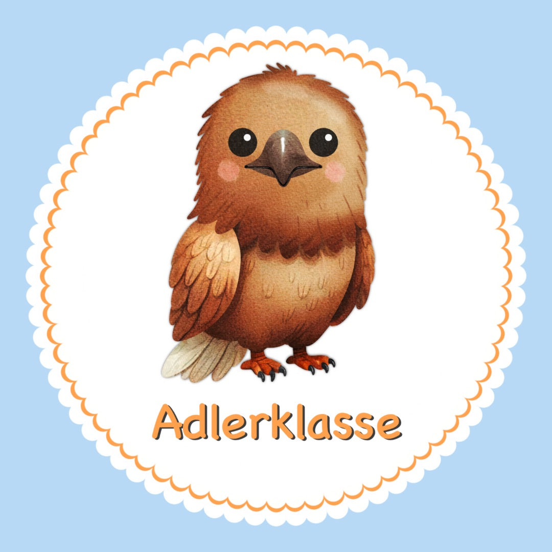 Bügelbild Adler Klassenlogos