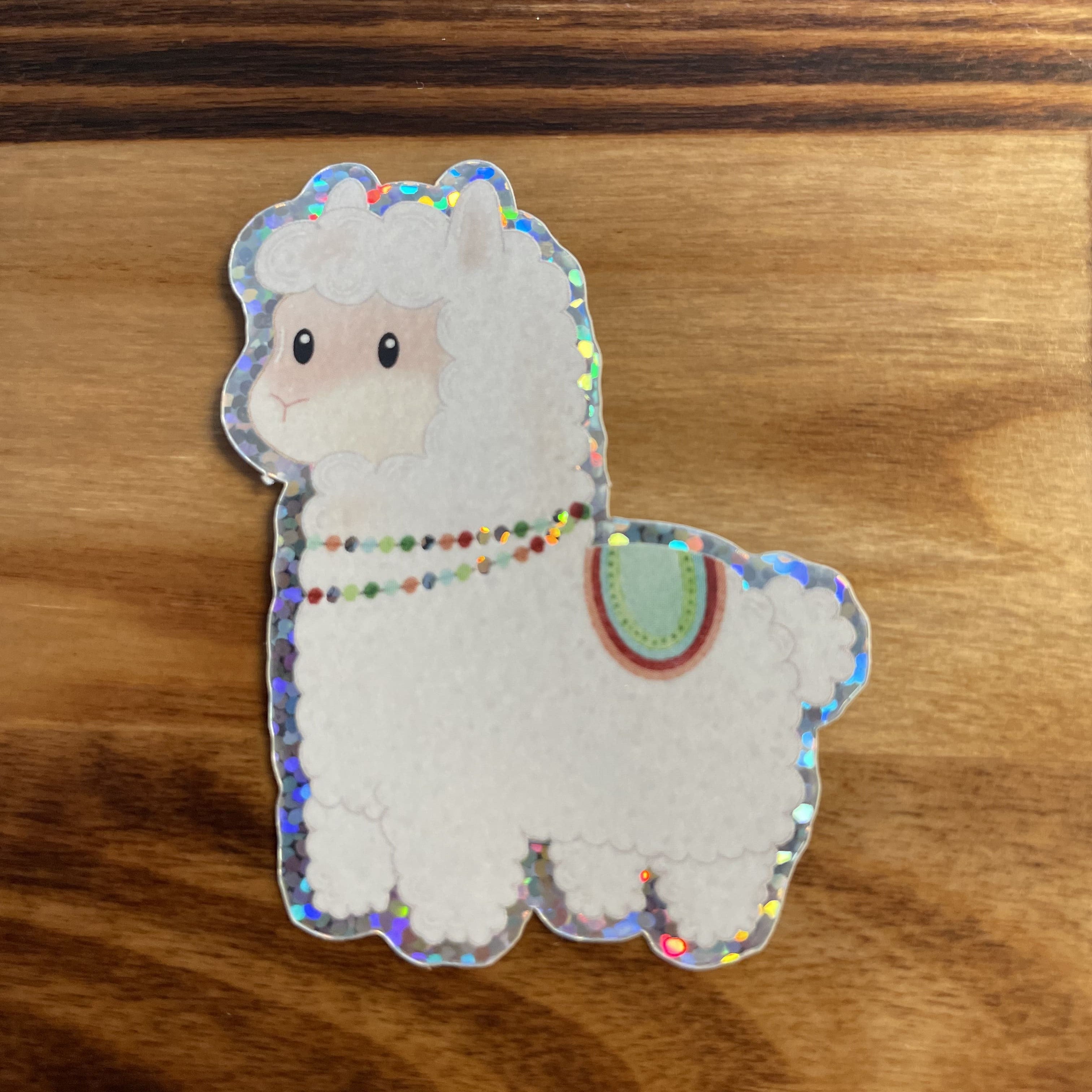 Glitzersticker Lama Lotti