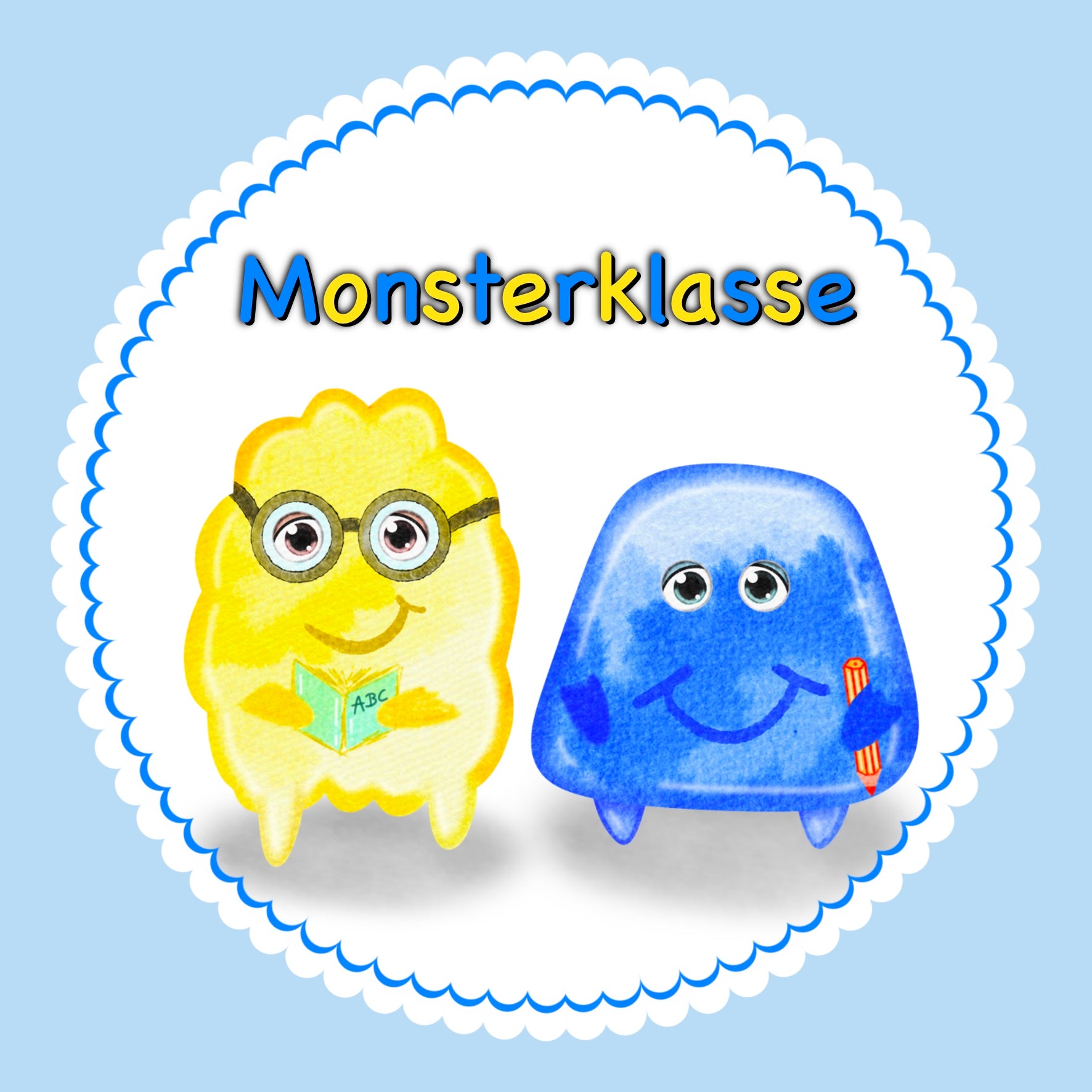 Bügelbild Monsterklasse Klassenlogos