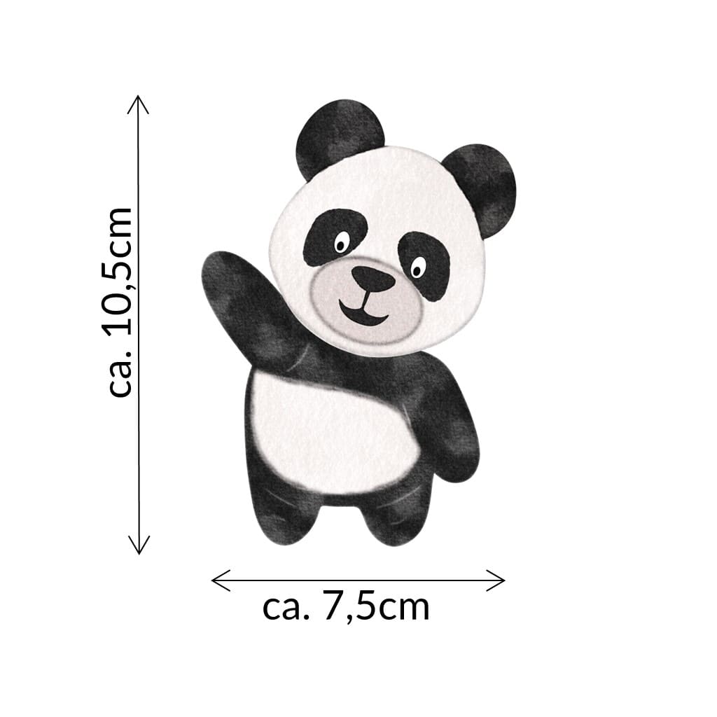 Bügelbild Panda