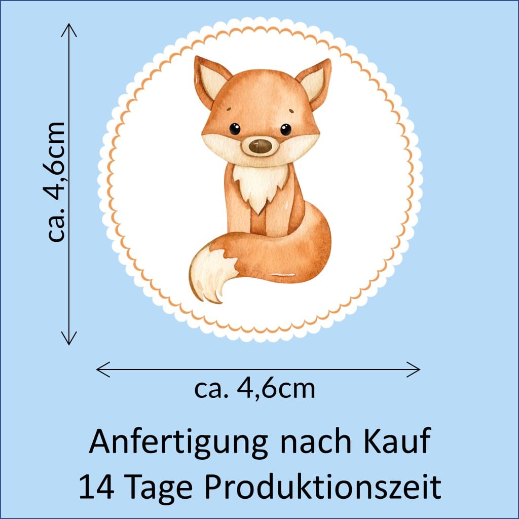 Bügelbild Fuchs Klassenlogos