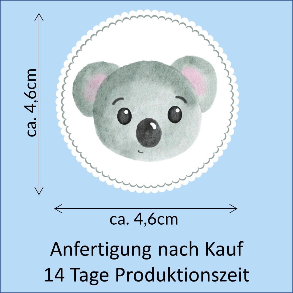 Bügelbild Koala Klassenlogos
