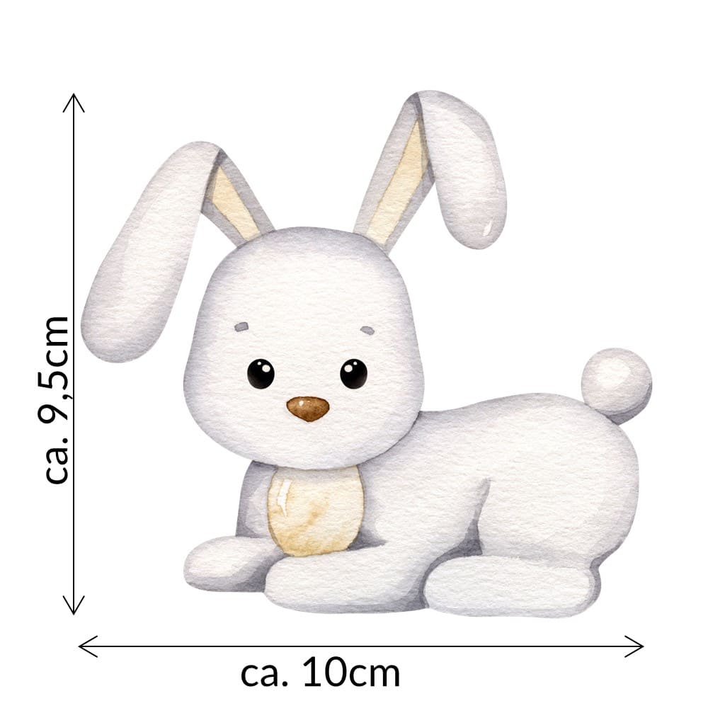 Bügelbild Hase Heiko