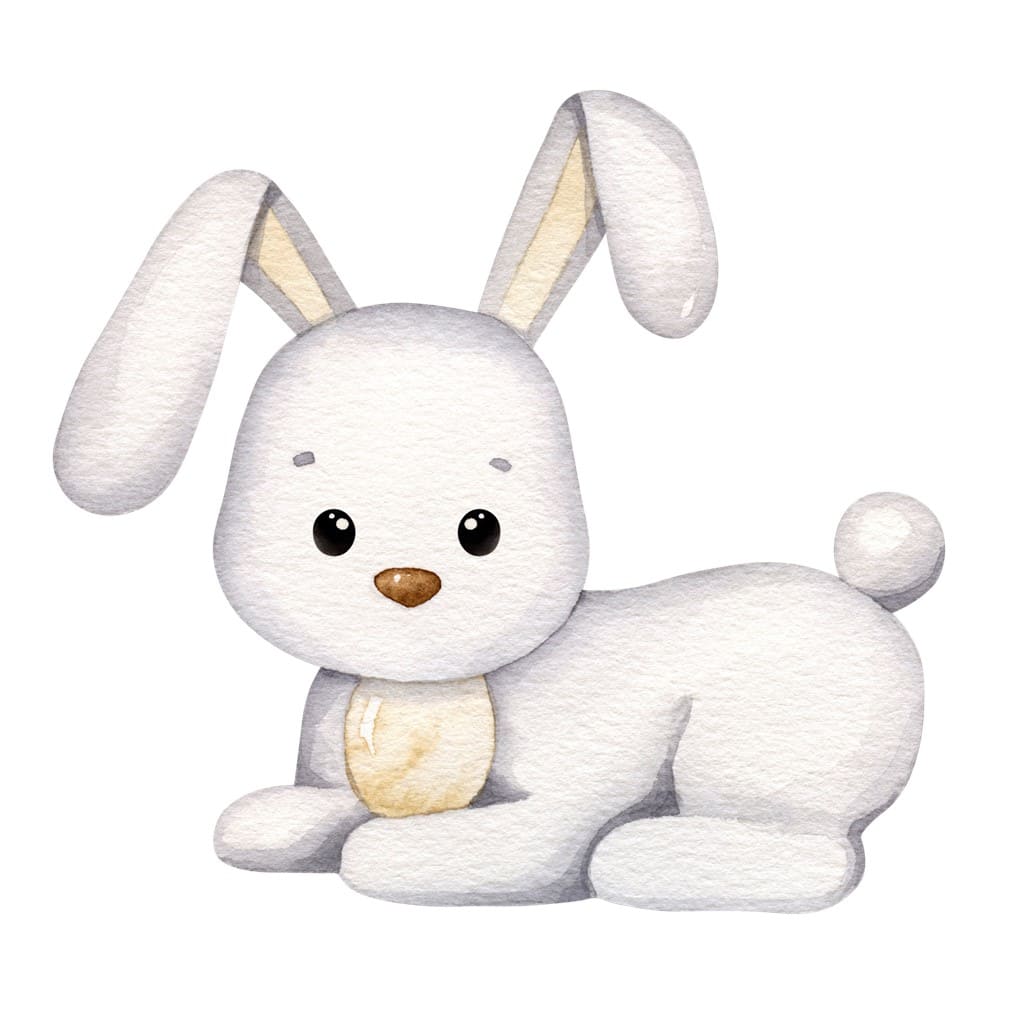 Bügelbild Hase Heiko