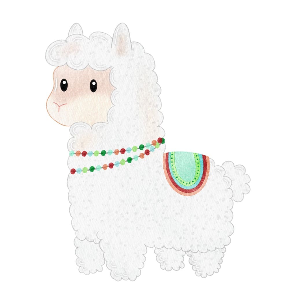 Bügelbild Lama Lotti