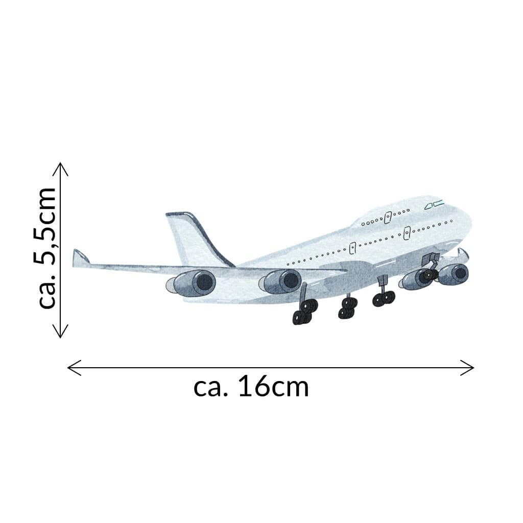 Bügelbild Jumbo Jet Boeing 747