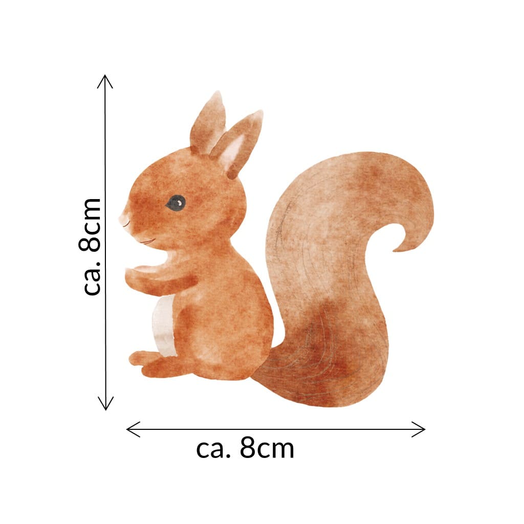 Bügelbild Eichhörnchen Emil