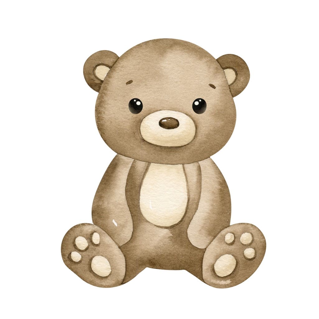 Bügelbild Bär Bruno