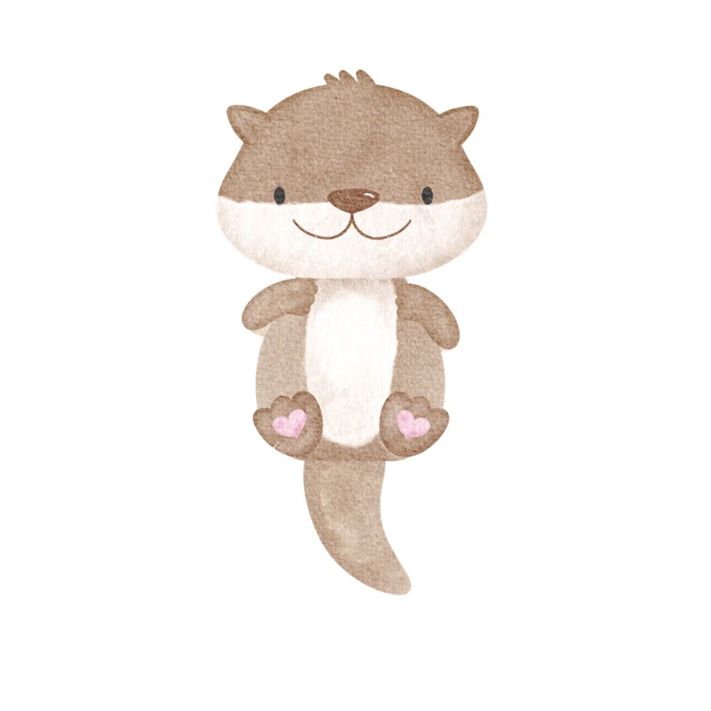 Bügelbild Otter Oskar