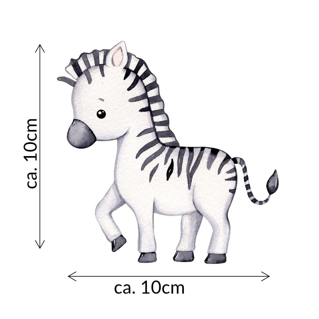 Bügelbild Zebra