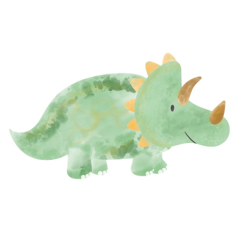 Bügelbild Dinosaurier Daisy