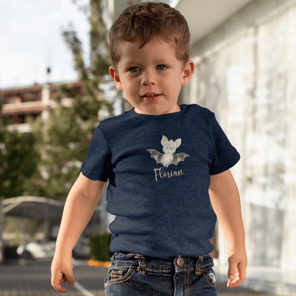 personalisiertes Bügelbild Fledermaus