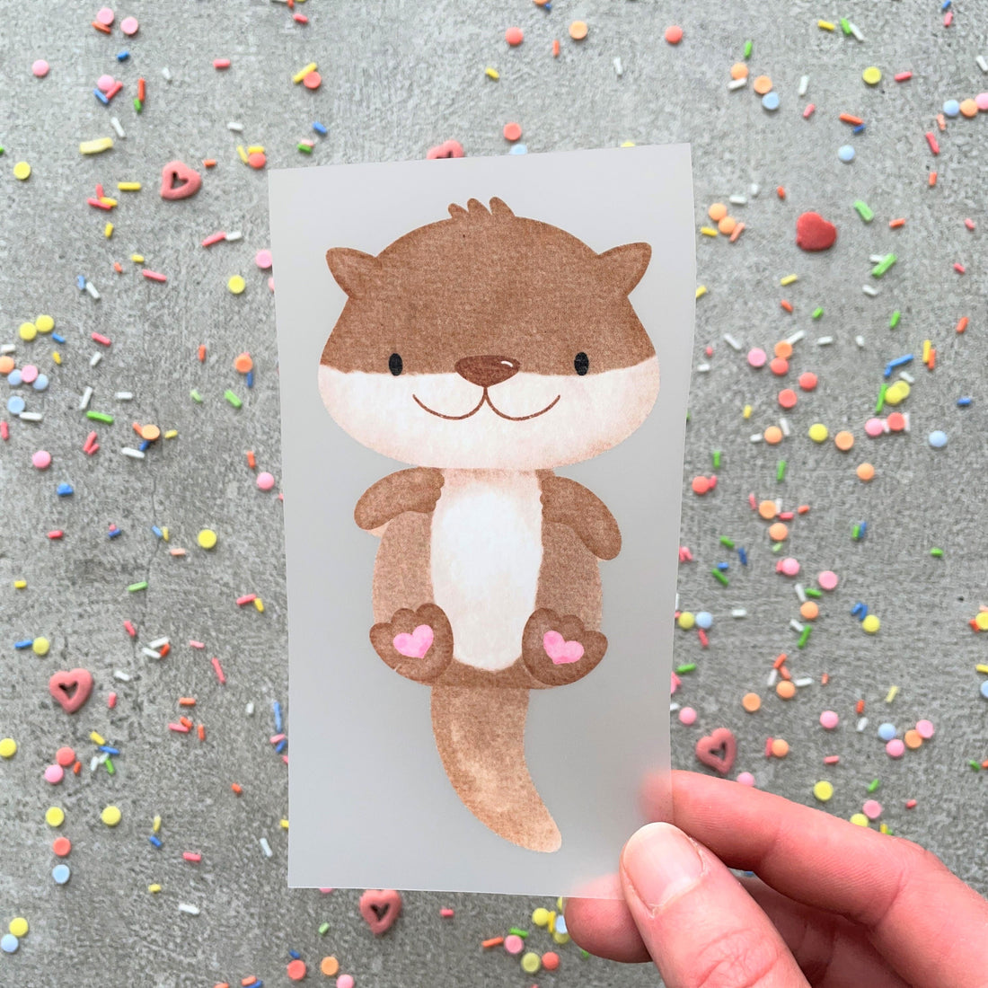 Bügelbild Otter Oskar