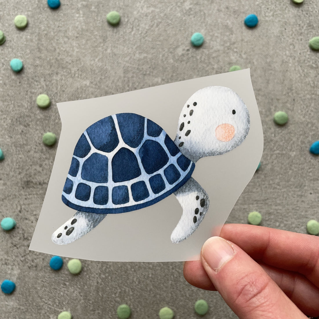 Bügelbild Schildkröte