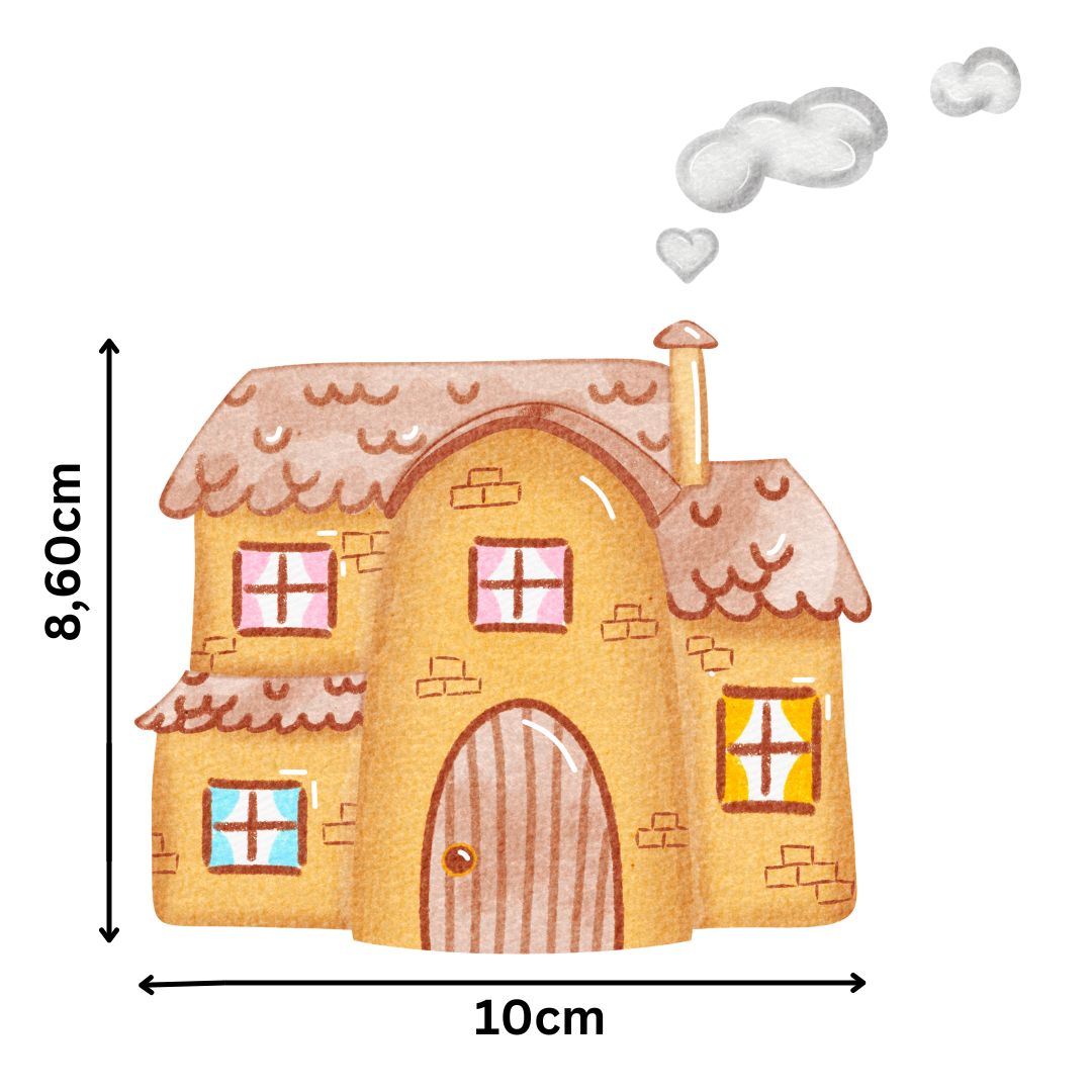 Bügelbild Häuschen