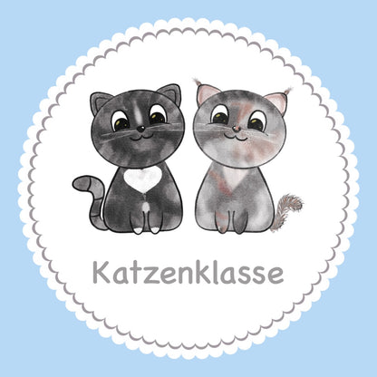 Bügelbild Katzen Klassenlogos