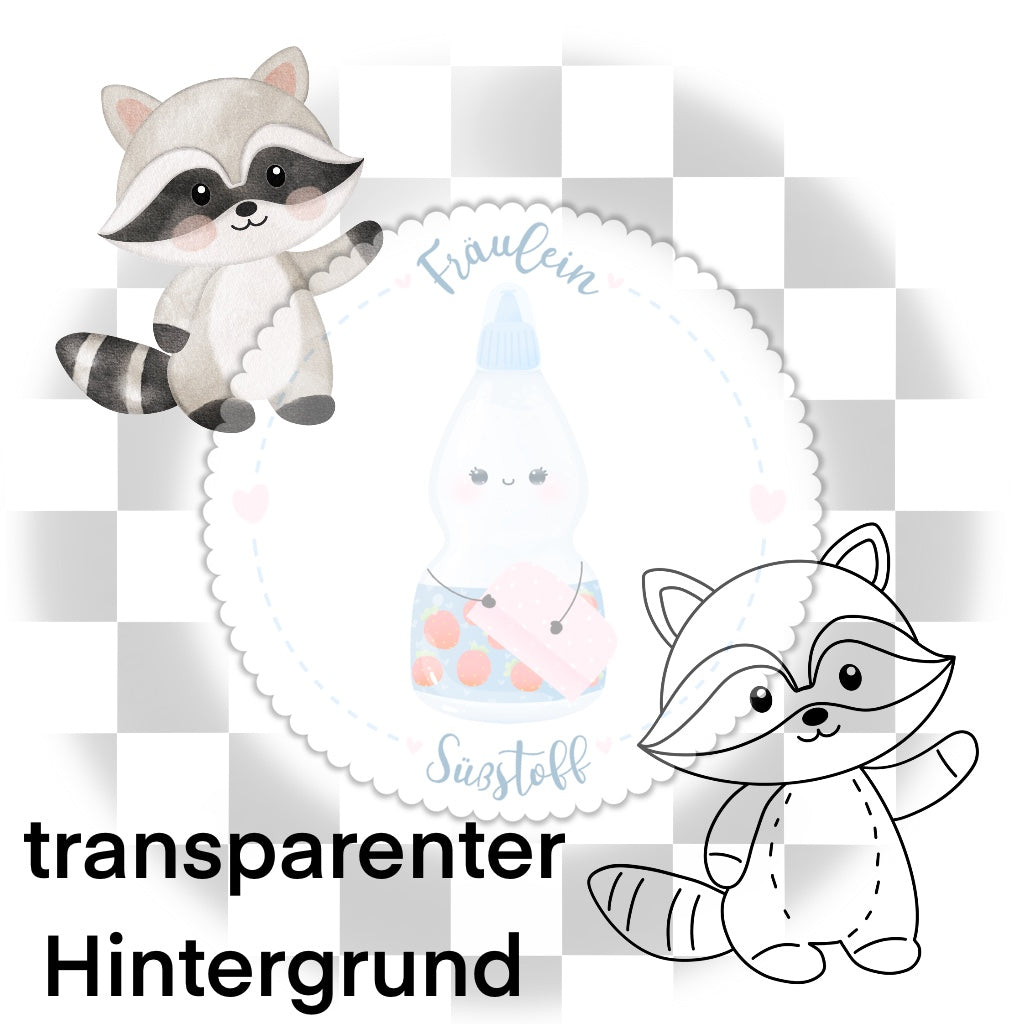 Clipart Waschbär