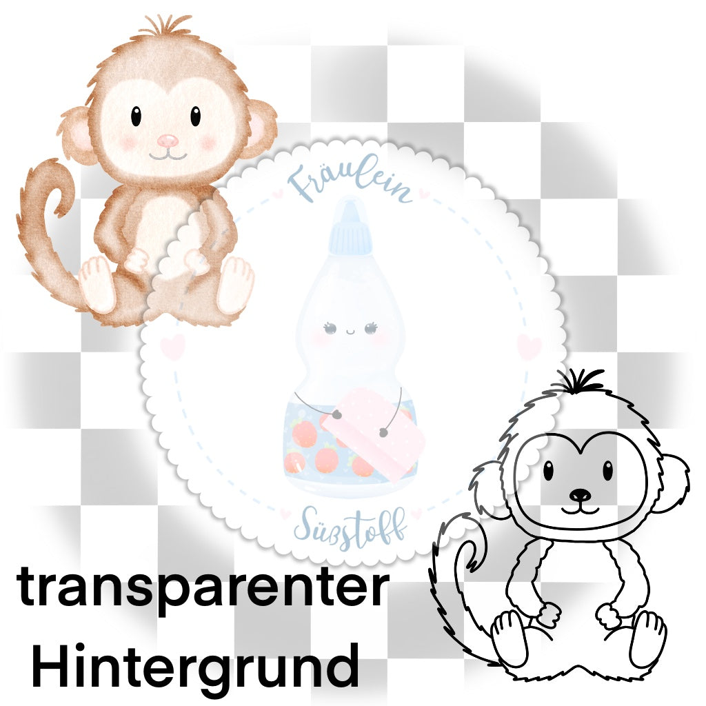 Clipart Affe