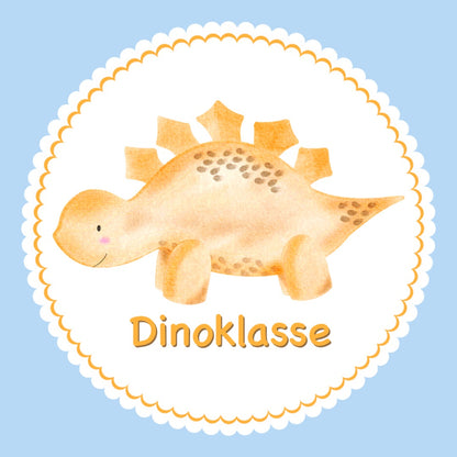 Bügelbild Dino Klassenlogos