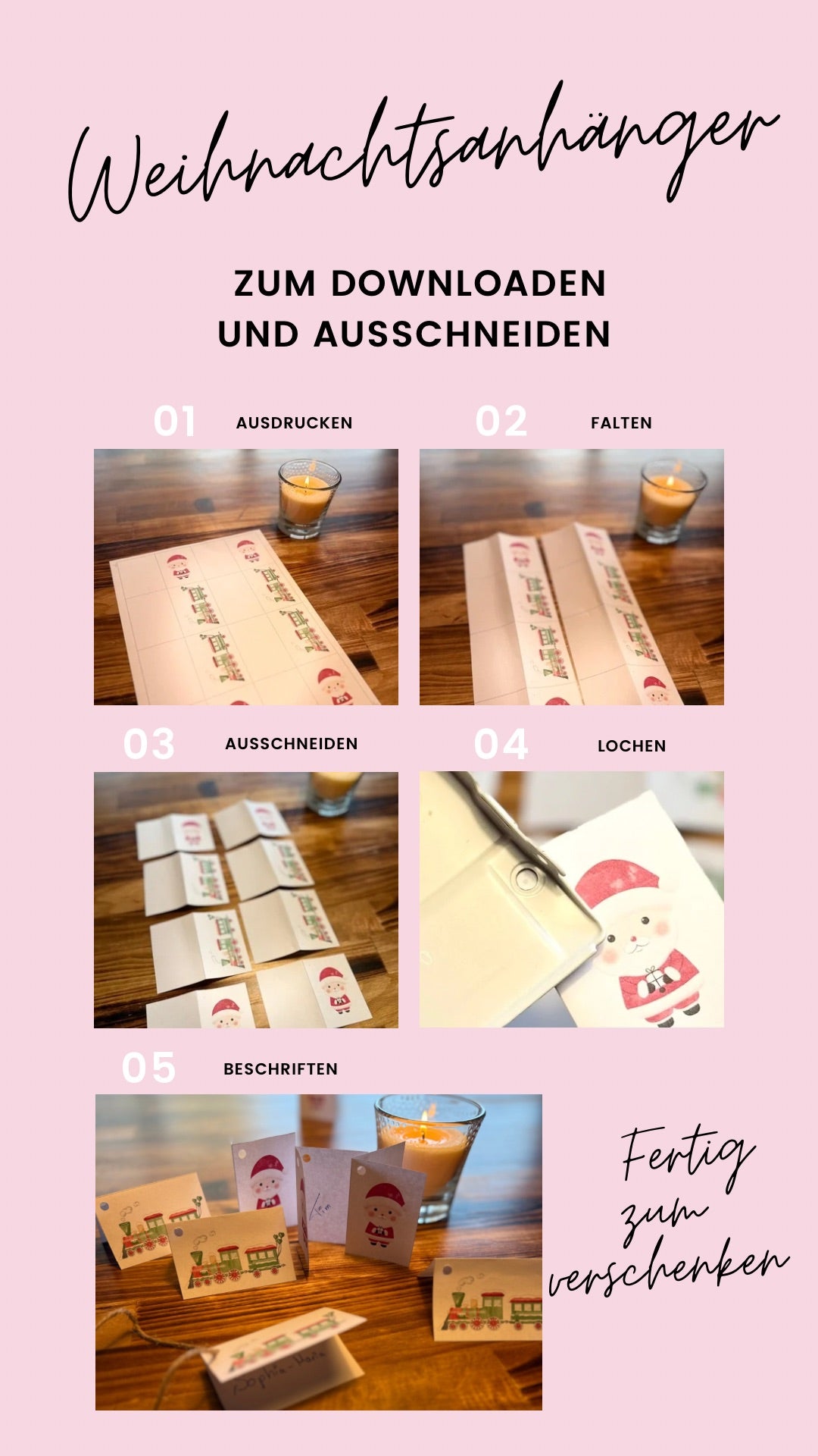 kostenlose Geschenkanhänger zum Download