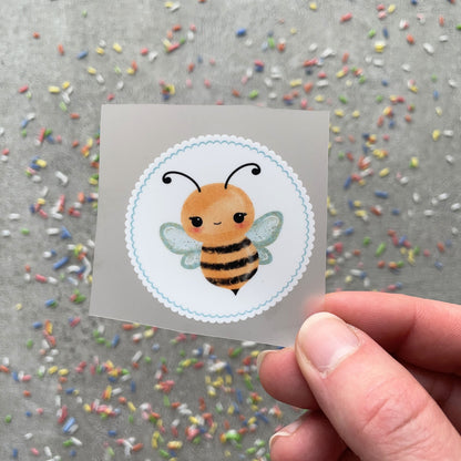 Bügelbild Biene Klassenlogos
