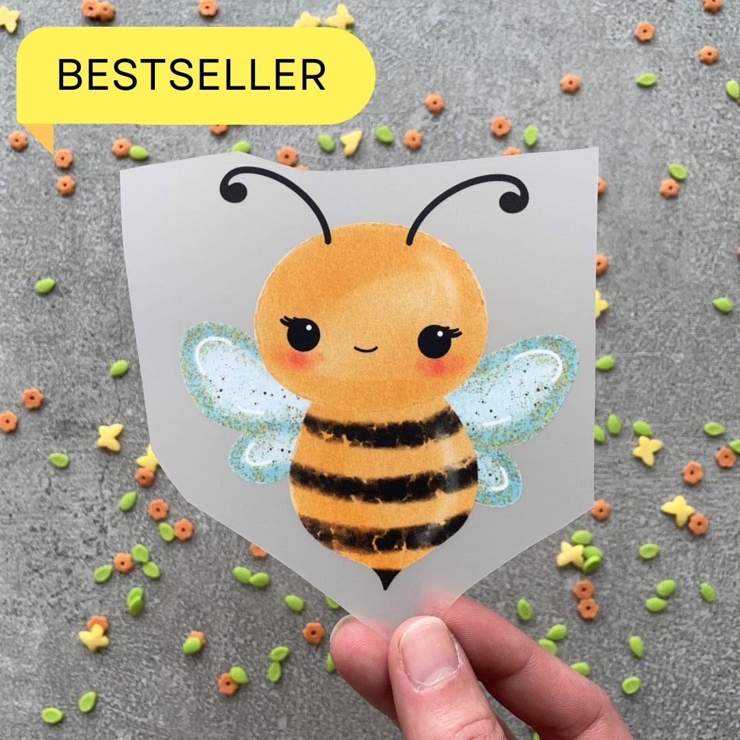 Bügelbild Biene Bertha