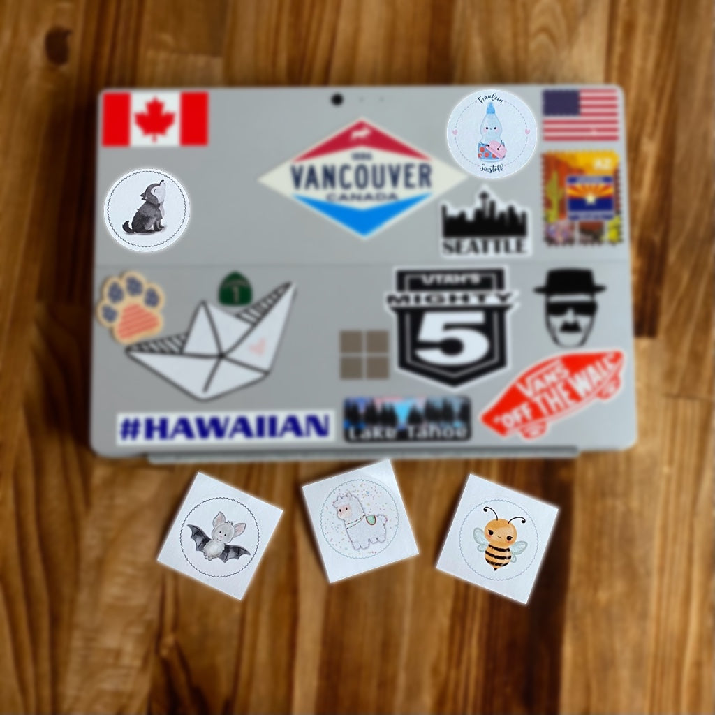 6  personalisierte Sticker