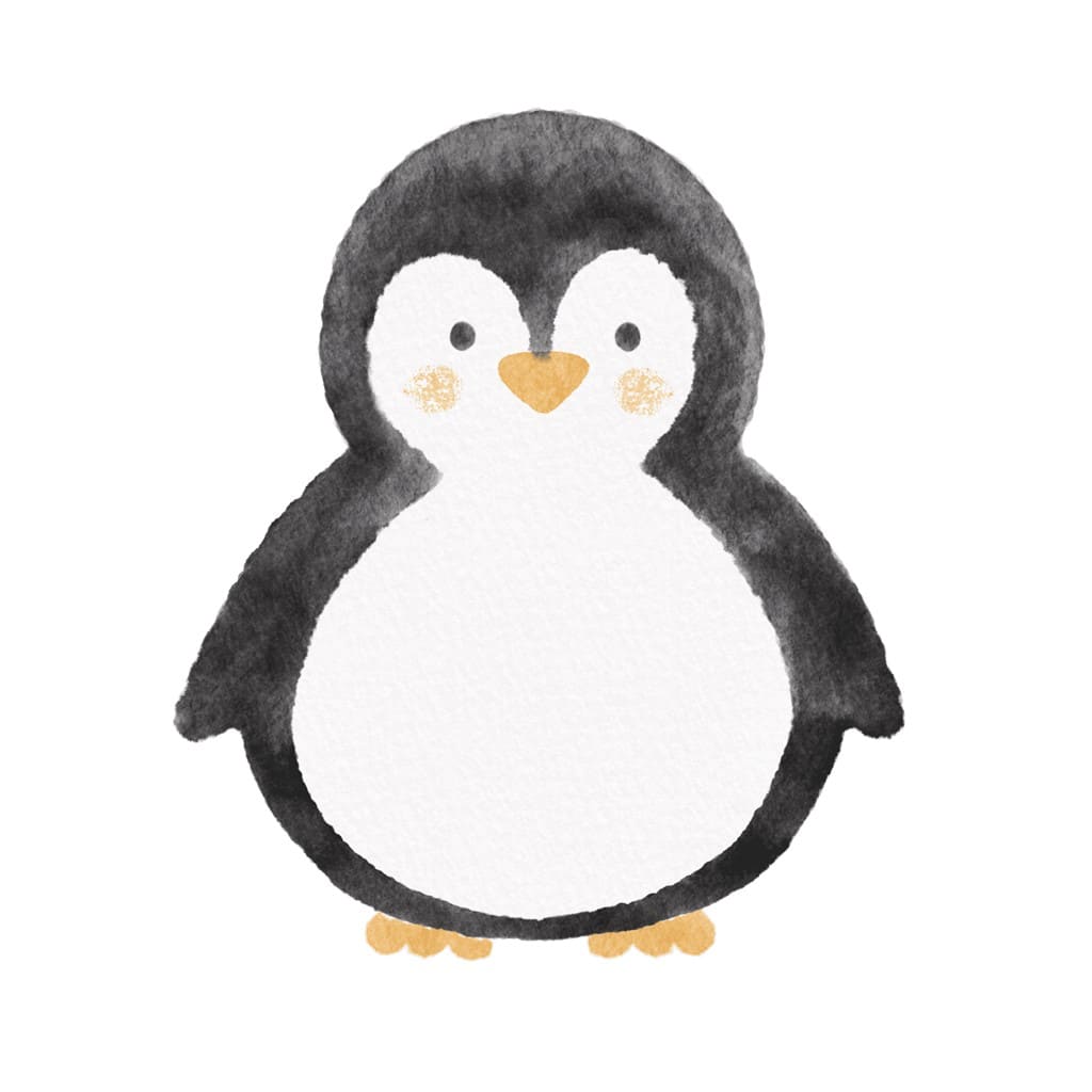 Bügelbild Pinguin Pepe