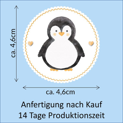 Bügelbild Pinguin Klassenlogos