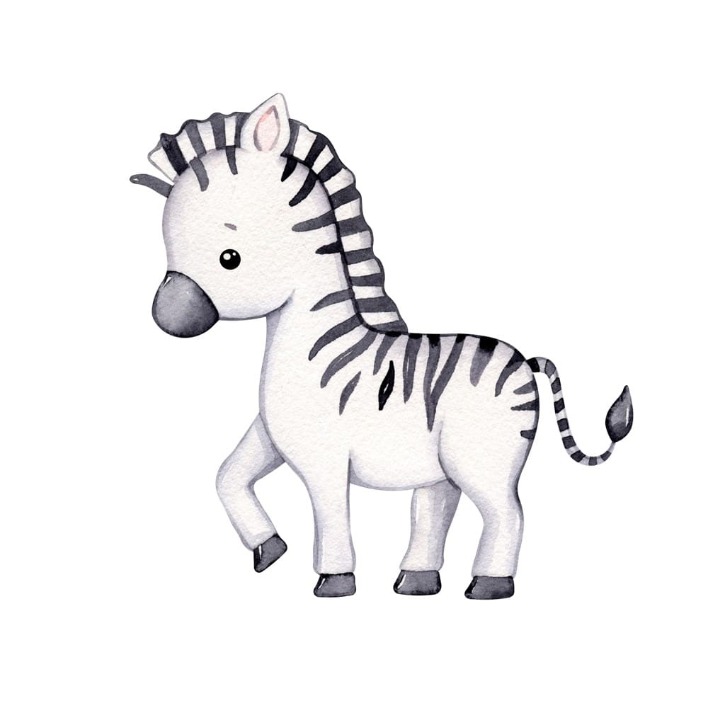 Bügelbild Zebra