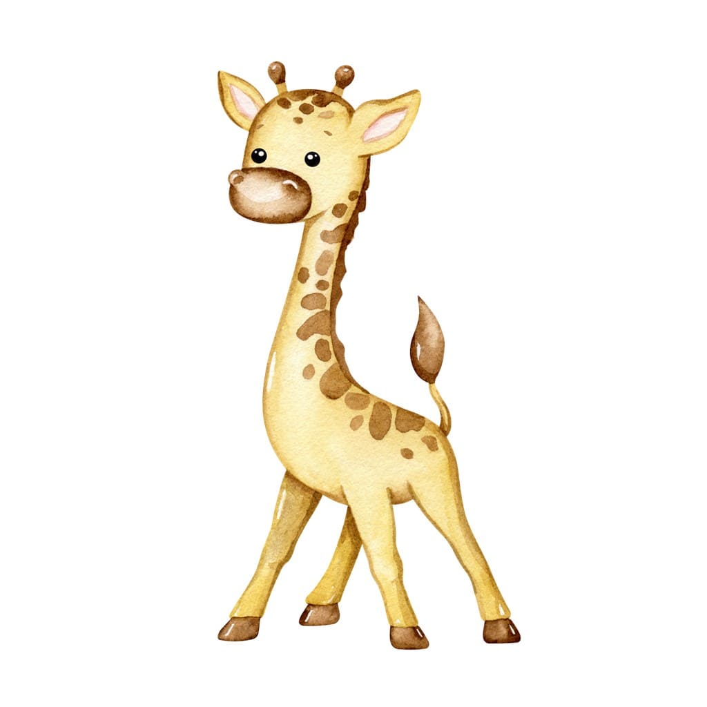 Bügelbild Giraffe Giesela