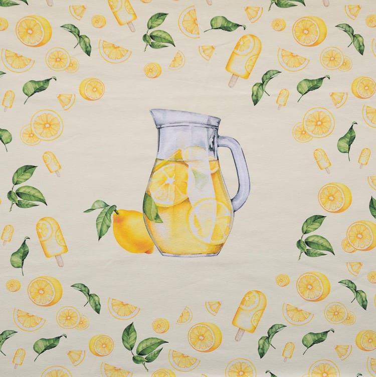Stoffpanel Zitronenlimonade